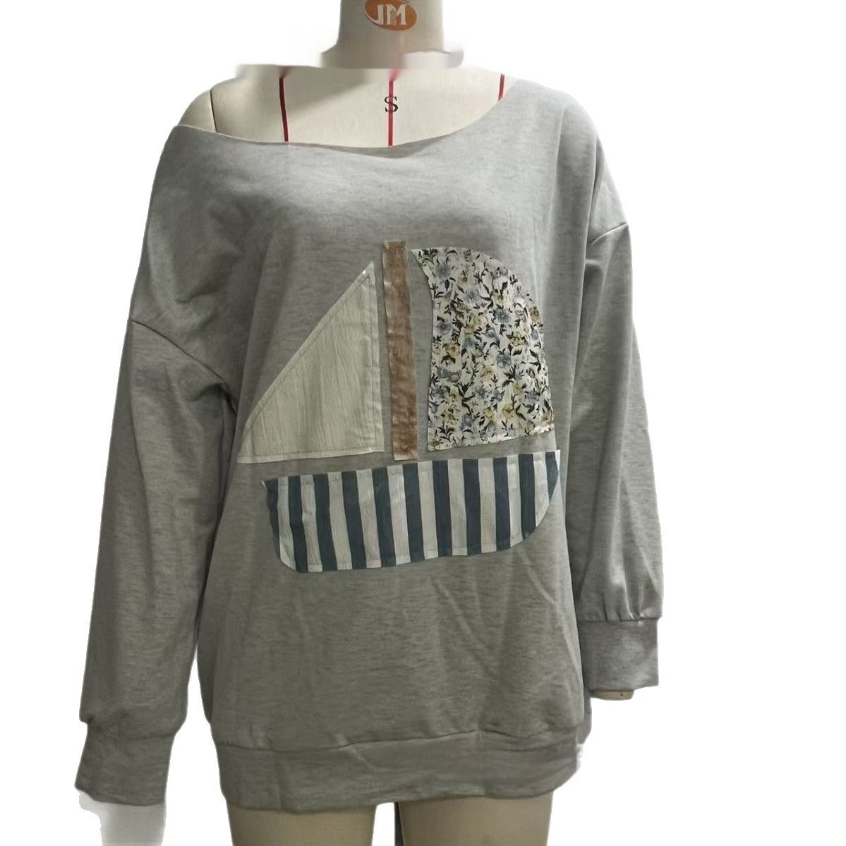Fashionable Off-Shoulder Pullover Sweatshirt For Women