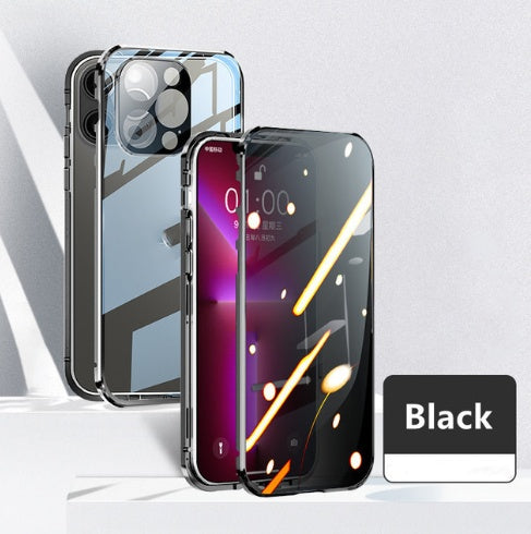Custodia protettiva per telefono con magnete anti-privacy per occhiali