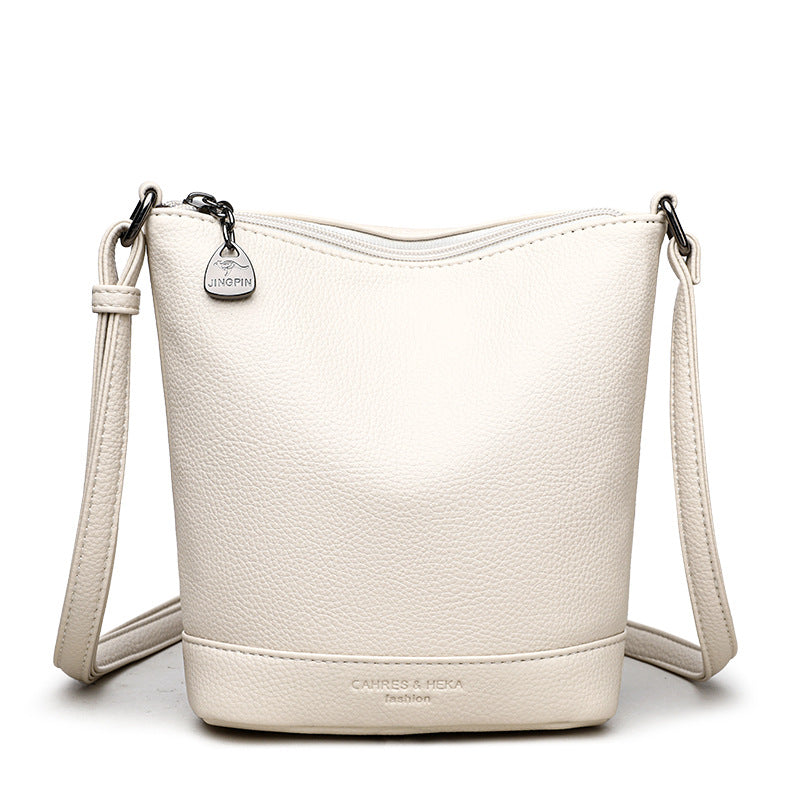 High-end Versatile Casual Leather Crossbody Spacious And Stylish Mom Bag