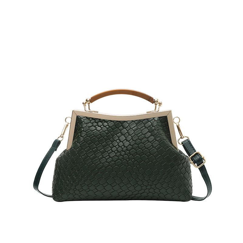 Large-capacity Vintage Tote Bag With Flap Closure