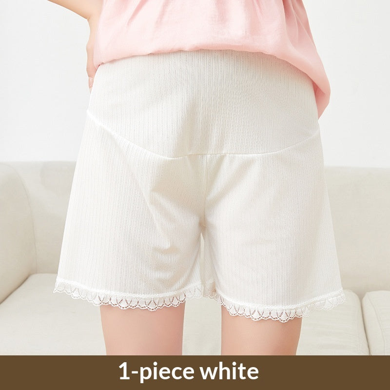 Summer Thin Ice Silk Maternity Safety Pants Anti-Exposure Shorts