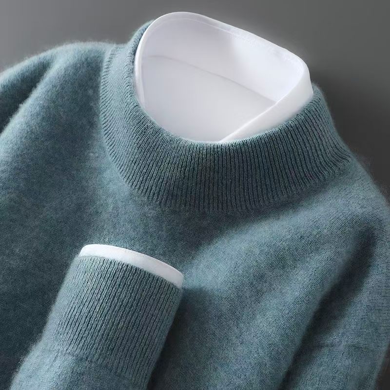 Men's Half-Neck Pullover Base Sweater