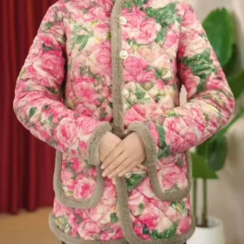 Women's Fleece-lined Warm Coat Stylish Short Style