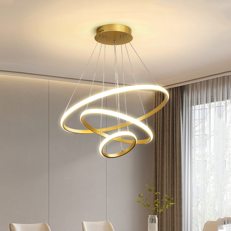 Lampadario per soggiorno, lampada da sala da pranzo, lampadario semplice e intelligente per la casa