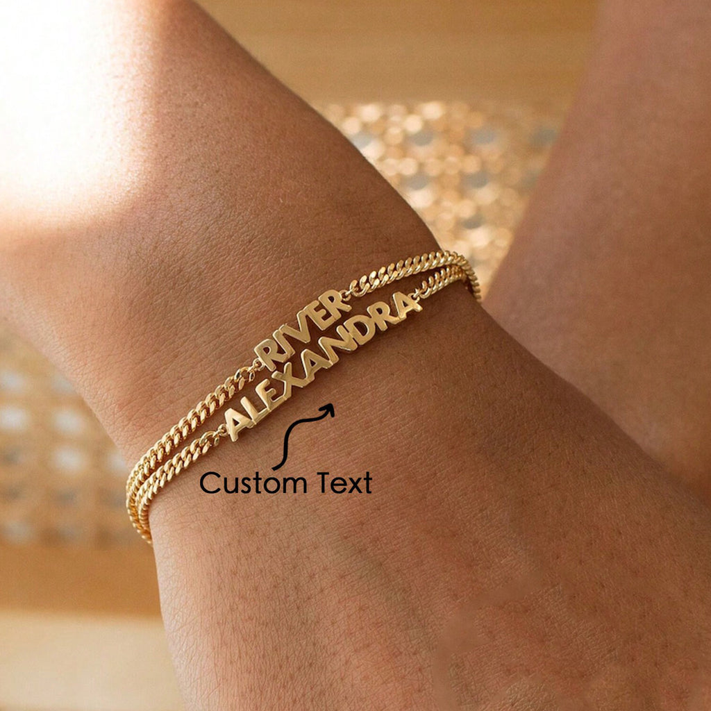 Simple Stainless Steel Custom-made Bracelet