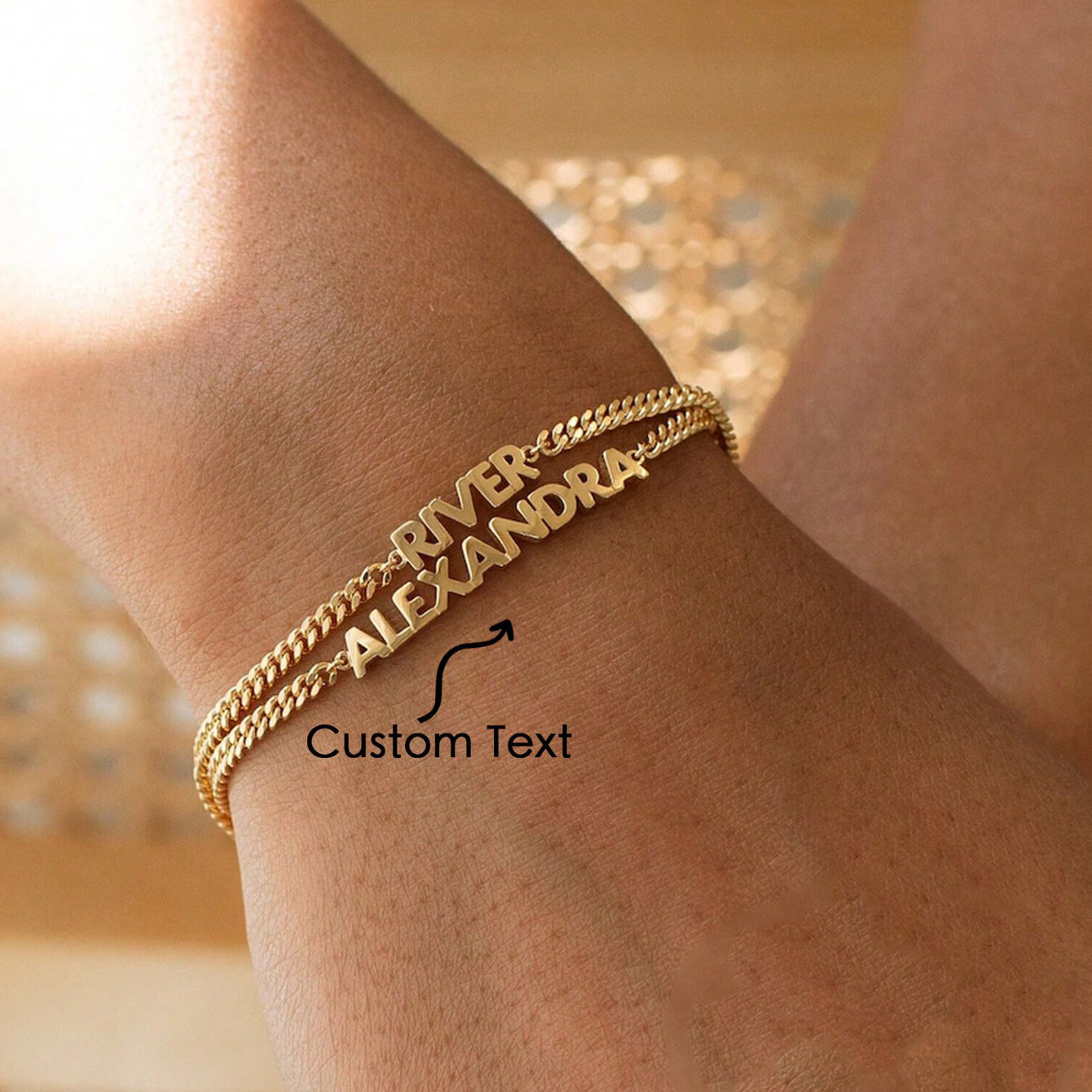 Simple Stainless Steel Custom-made Bracelet