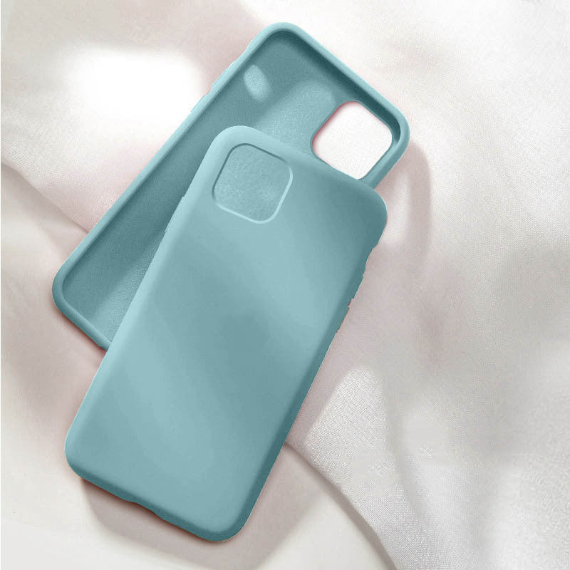 Custodia per cellulare in silicone liquido, accessori, confezione completa