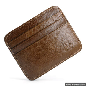 Retro wax glossy brown