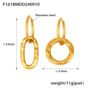 F1618 Gold Earrings