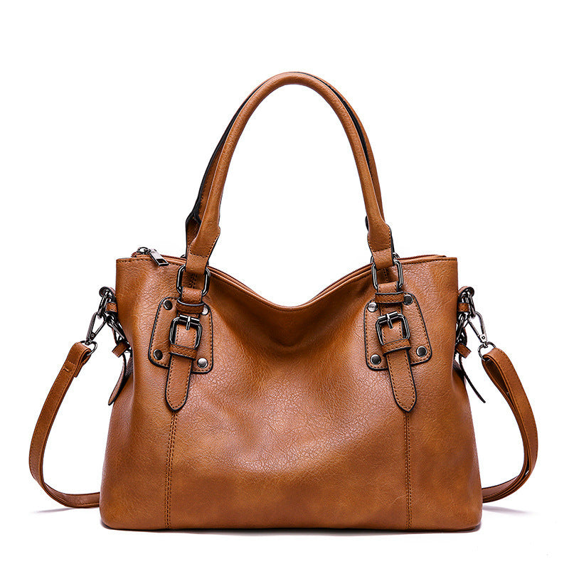 Women's Vintage Minimalist Shoulder Large-Capacity Crossbody Bag TRENDFLOW