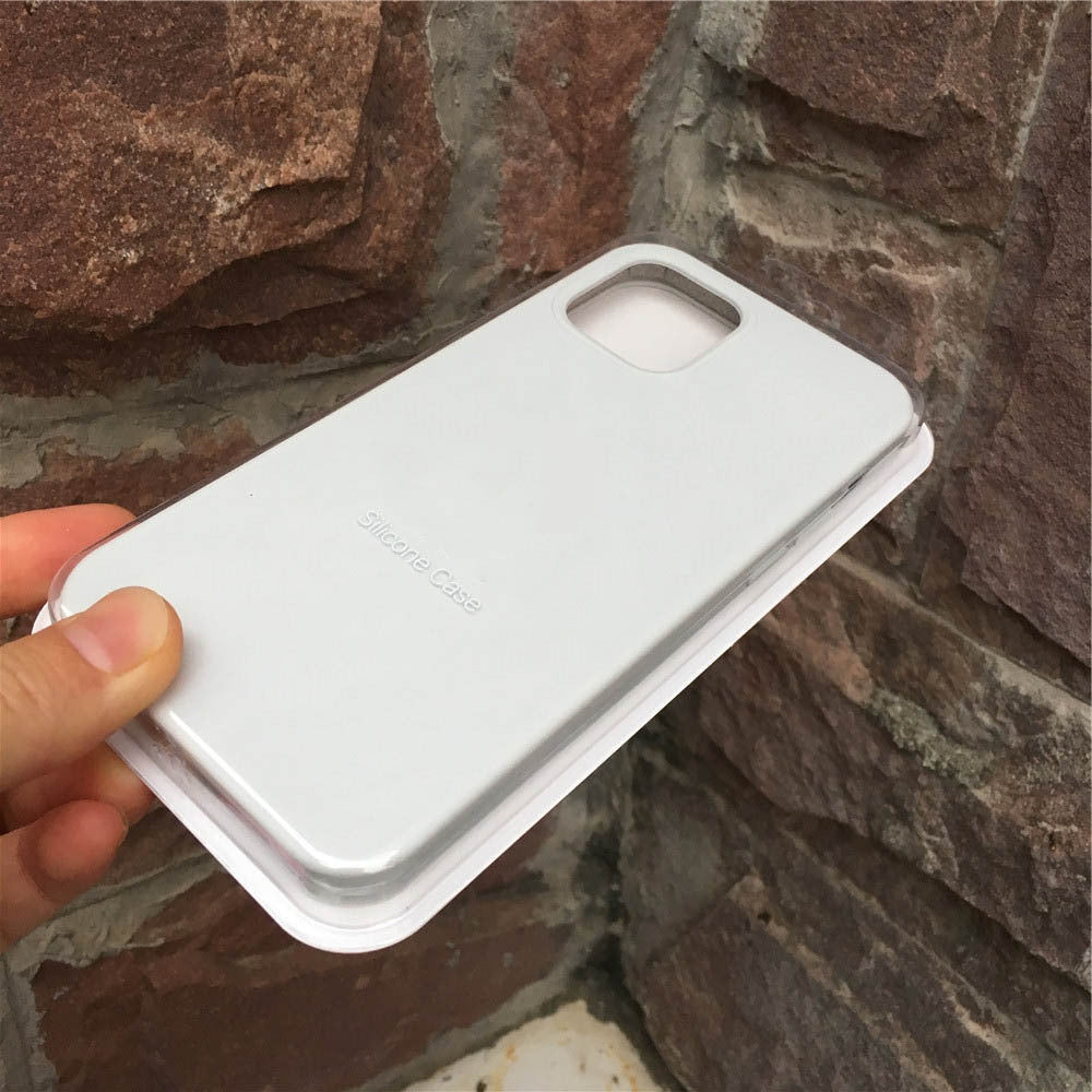 Custodia per cellulare in silicone liquido, accessori, confezione completa