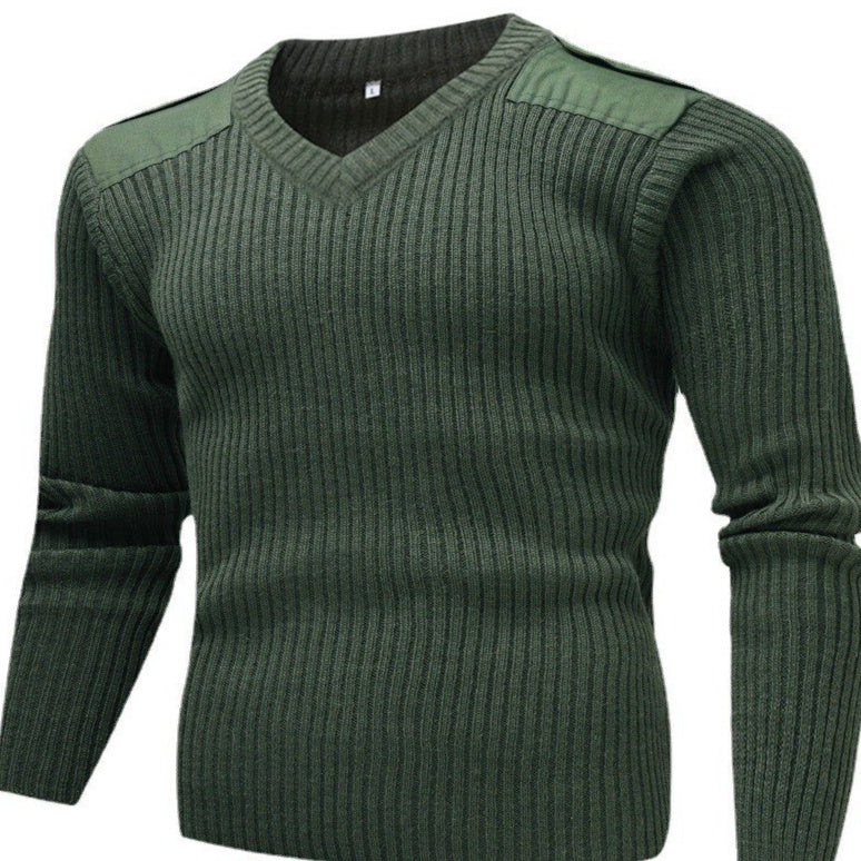 Men's Long Sleeve Thermal Wool Sweater