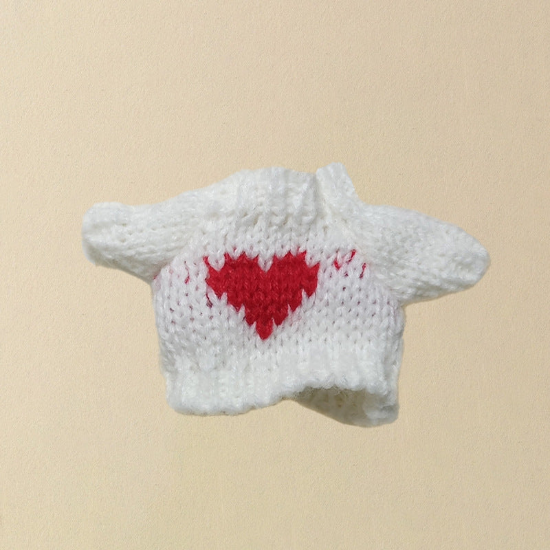 10cm Doll Clothes Replacement Sweater Figurine Doll Small Clothes Accessories
