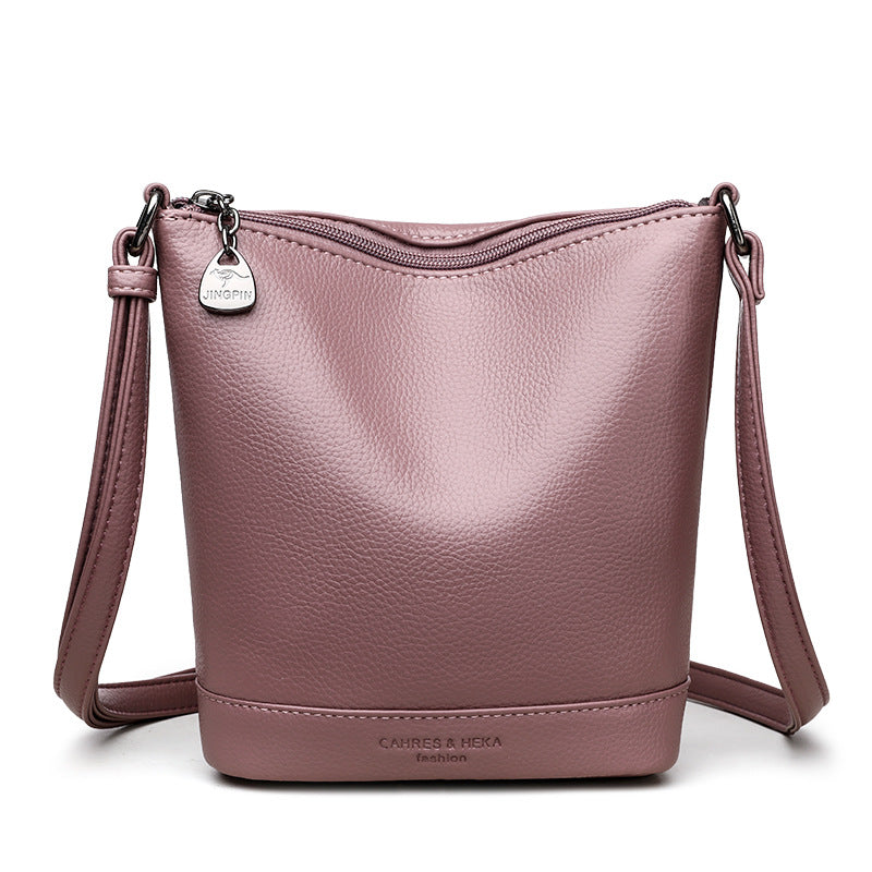 High-end Versatile Casual Leather Crossbody Spacious And Stylish Mom Bag