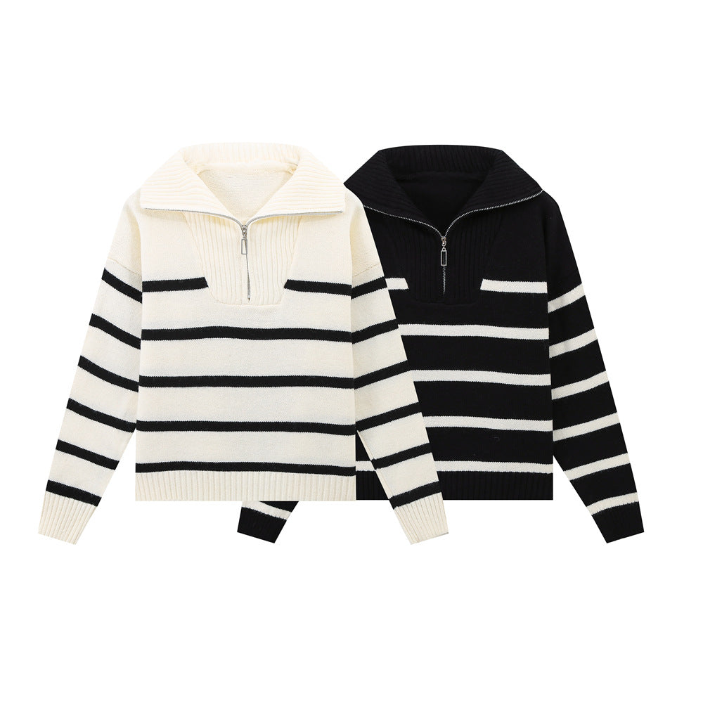 Women's French-style Fashionable And Versatile Casual Sweater