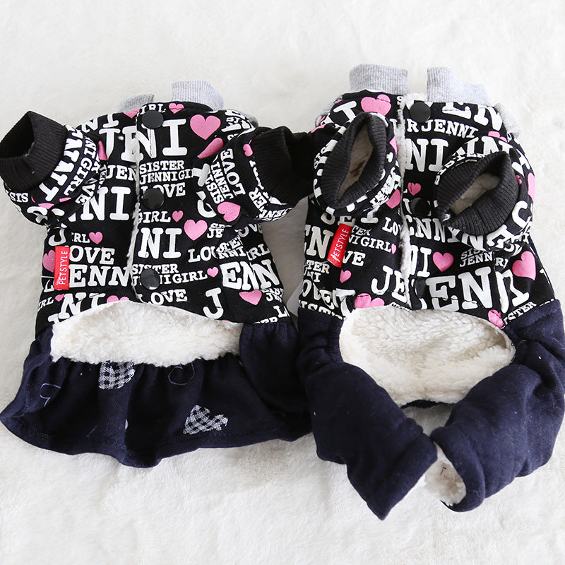 Letter Love Academy Couples Clothes Pet Clothes Dog Clothes