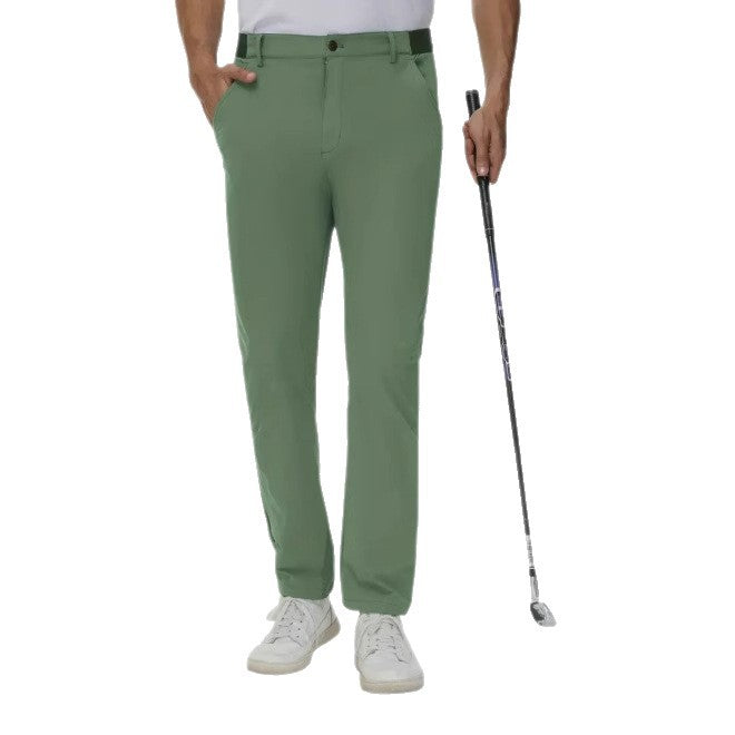 European And American Men's Solid Color Casual Golf Pants
