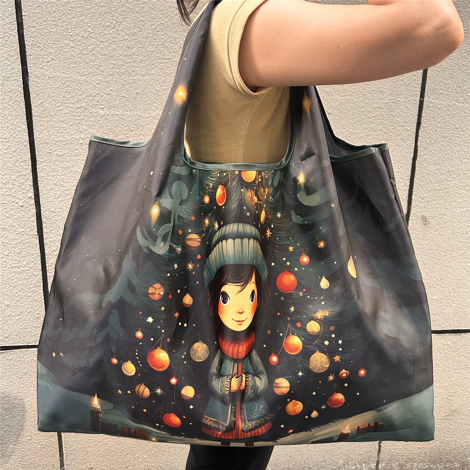 One-shoulder Santa Claus Gift Bag