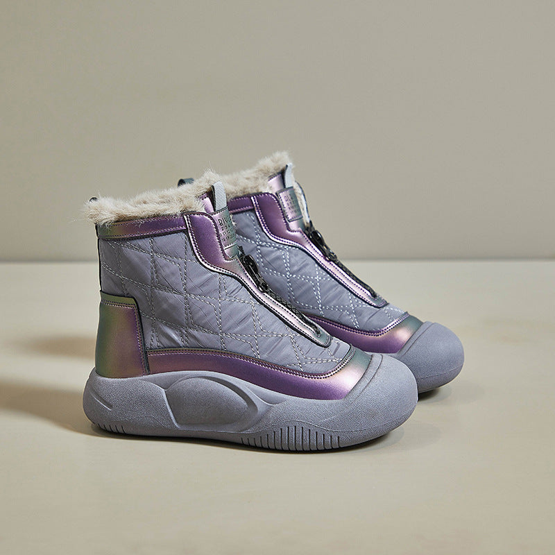 Women's Warm Casual Fleece-lined High-top Snow Boots