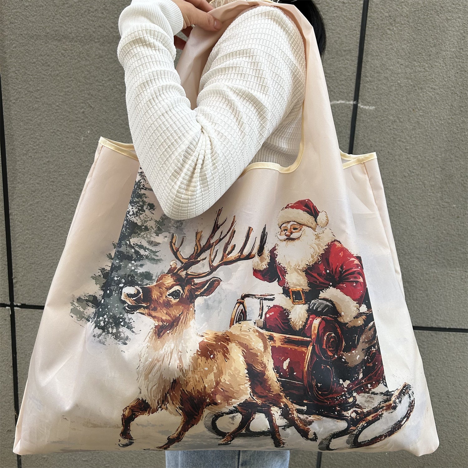 One-shoulder Santa Claus Gift Bag