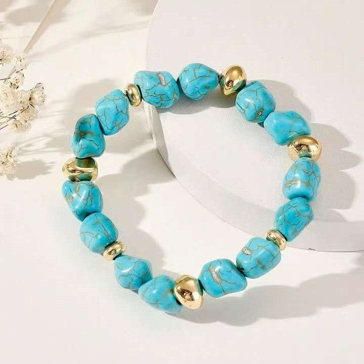 Bohemian-style Turquoise Bracelet Unique Vintage And Trendy
