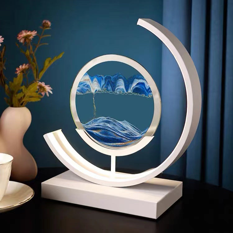 Regali aziendali di alta qualità, pittura di sabbie mobili, decorazioni per soggiorno in 3D, luci, lampade creative, luci a LED