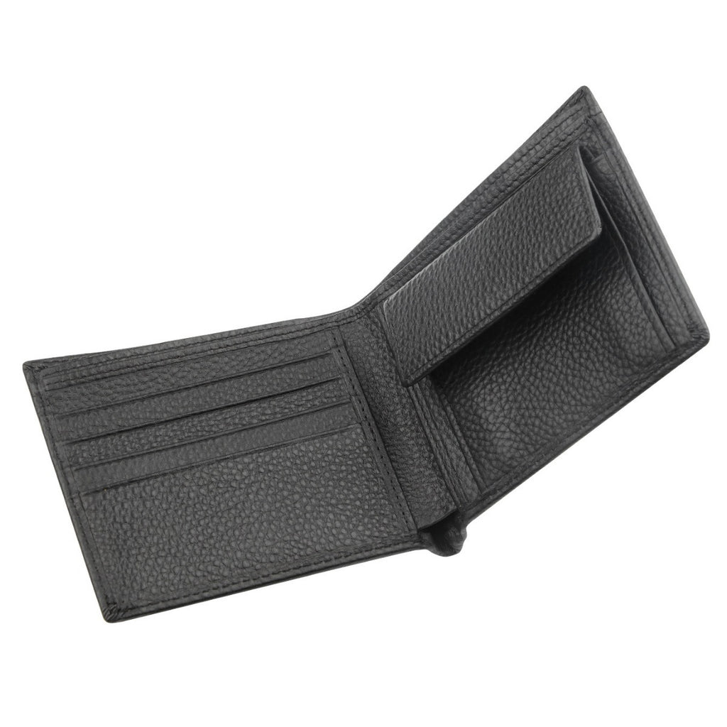 Men's Anti-Scanning RFID High-Capacity Credit Card Holder Made From First-Layer Cowhide Leather