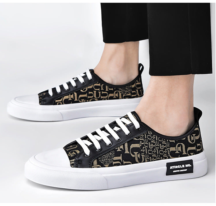 Versatile Personality-driven Casual Trendy Fashionable Skate Canvas Shoes