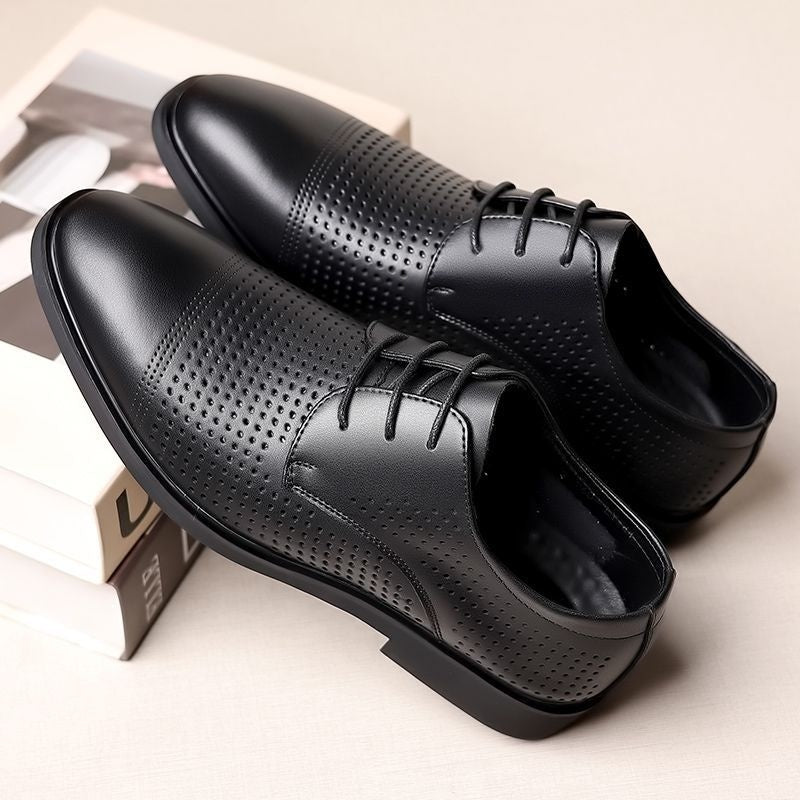 Men's Fashionable Casual Business Leather Shoes With Soft Soles