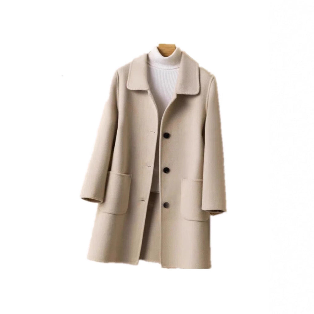 Loose Mid-length Korean Version Oversized Wool Coat