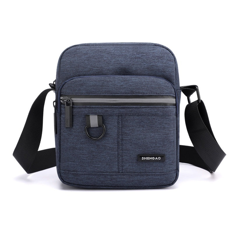 Men's Business Oxford Cloth Shoulder Simple Casual Large-Capacity Crossbody Bag