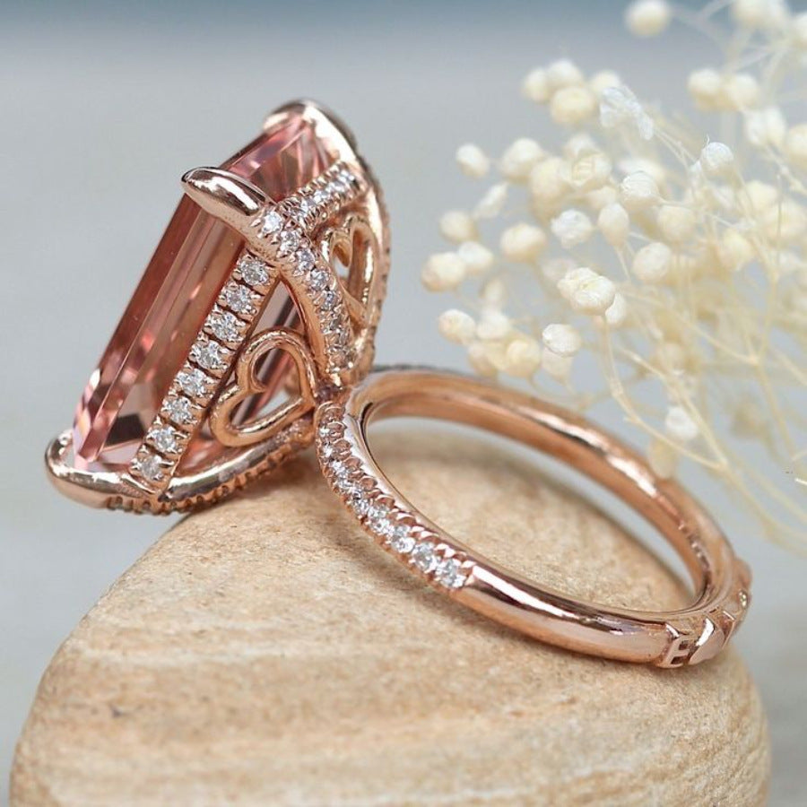 Luxury Alloy Decorative Ring For Women