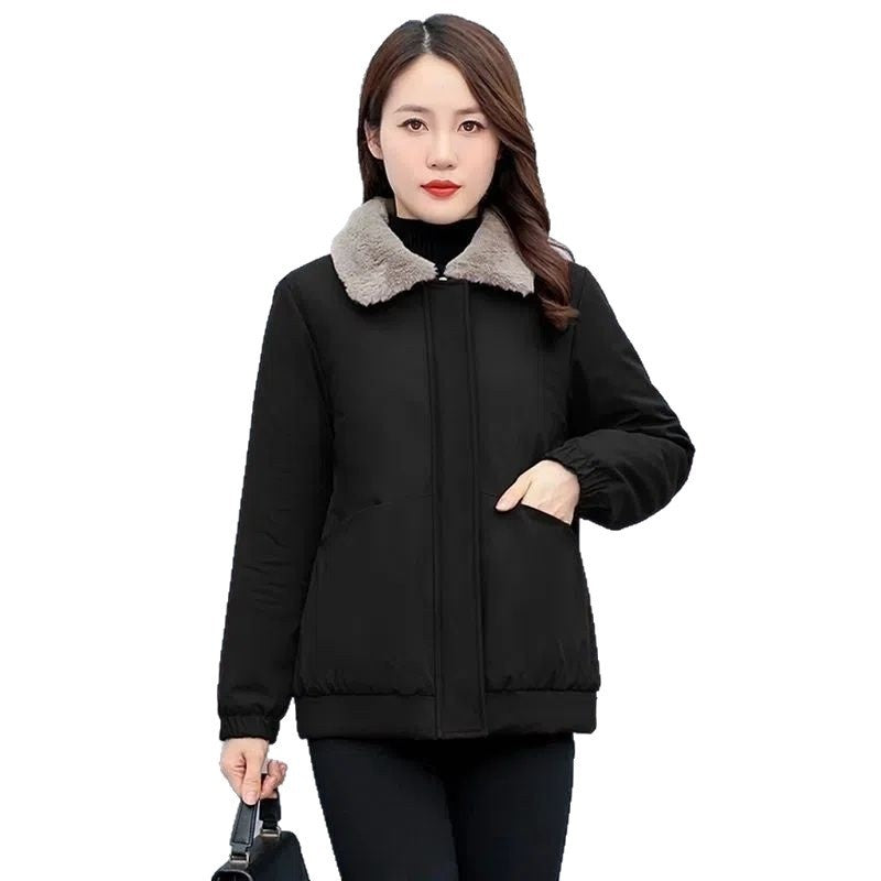 Thickened Versatile Warm Fleece Casual Jacket New Fashion Slim
