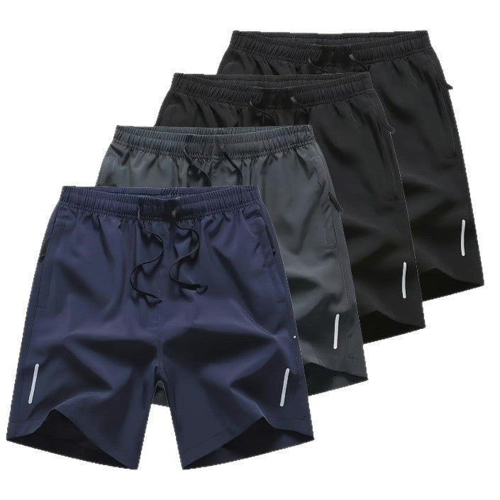 Fashionable Zippered Pocket Casual Men's Shorts