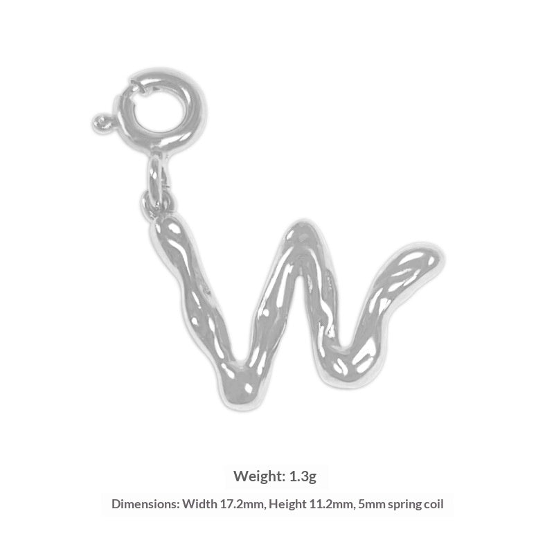Happy Character English Letter Necklace For Women