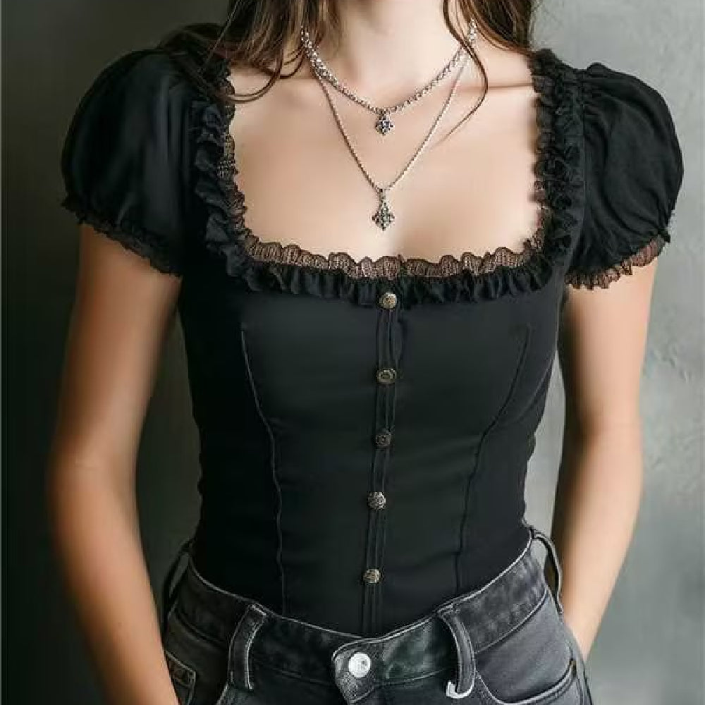 Women's Solid Color Fashionable Casual Top