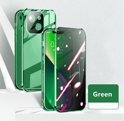 Custodia protettiva per telefono con magnete anti-privacy per occhiali