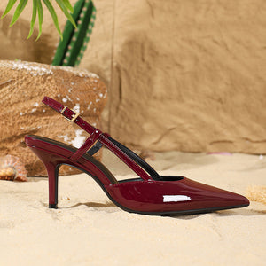 Deep Burgundy Mirror