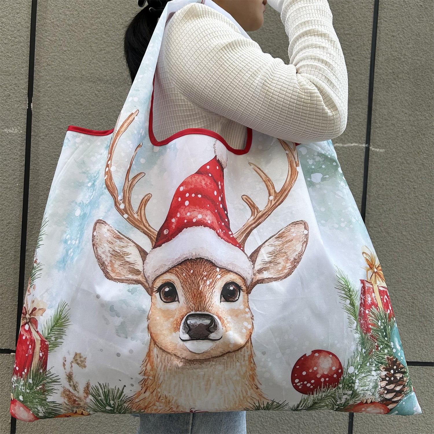 One-shoulder Santa Claus Gift Bag