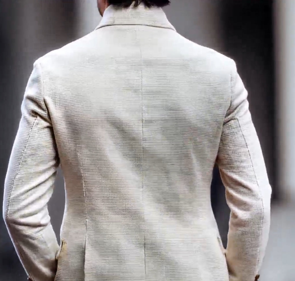 European And American-style Men's Jacket Slim-fit Buttoned Pocketed Long-sleeve Blazer