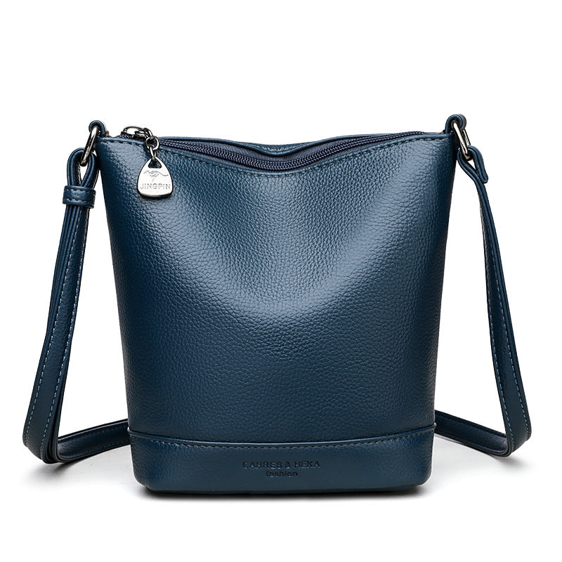 High-end Versatile Casual Leather Crossbody Spacious And Stylish Mom Bag