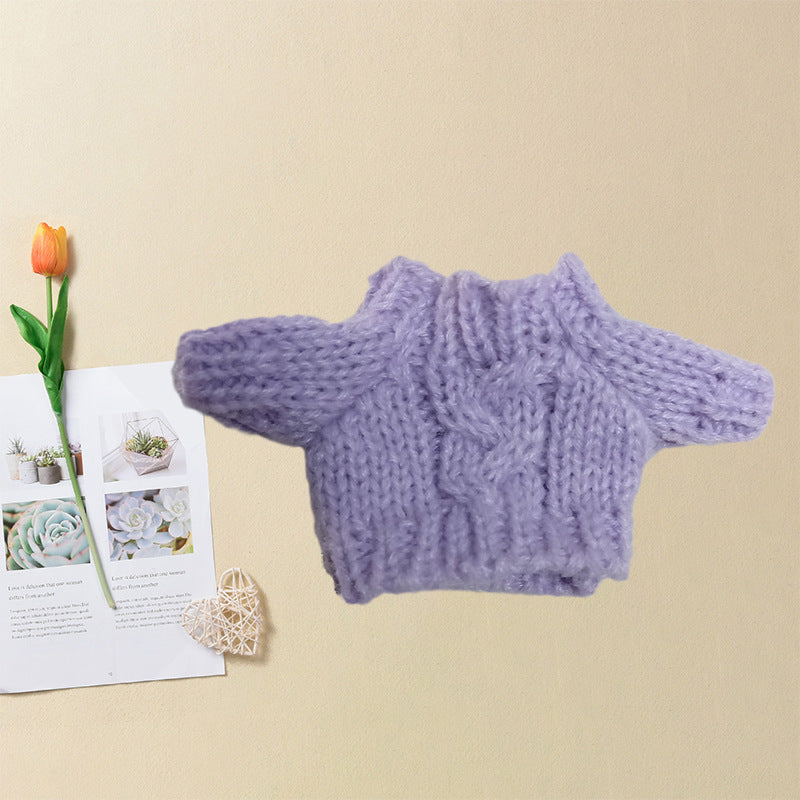 10cm Doll Clothes Replacement Sweater Figurine Doll Small Clothes Accessories
