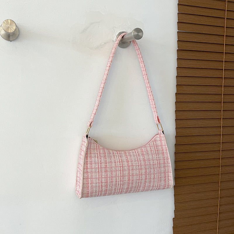 Korean-style Casual Plaid Trendy Cute Tote Bag For Women