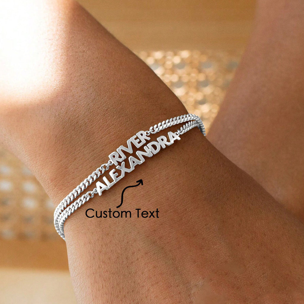 Simple Stainless Steel Custom-made Bracelet