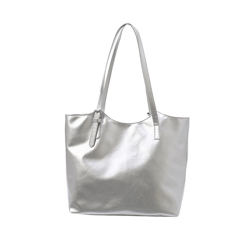 Japanese-style Minimalist Tote Bag For Women