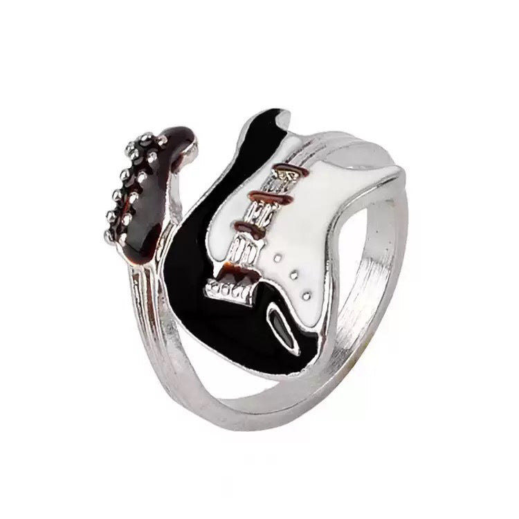 Rock Music Guitar Ring Vintage Style
