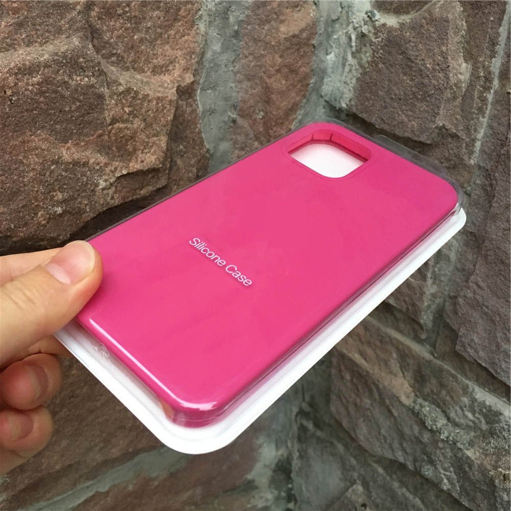 Custodia per cellulare in silicone liquido, accessori, confezione completa