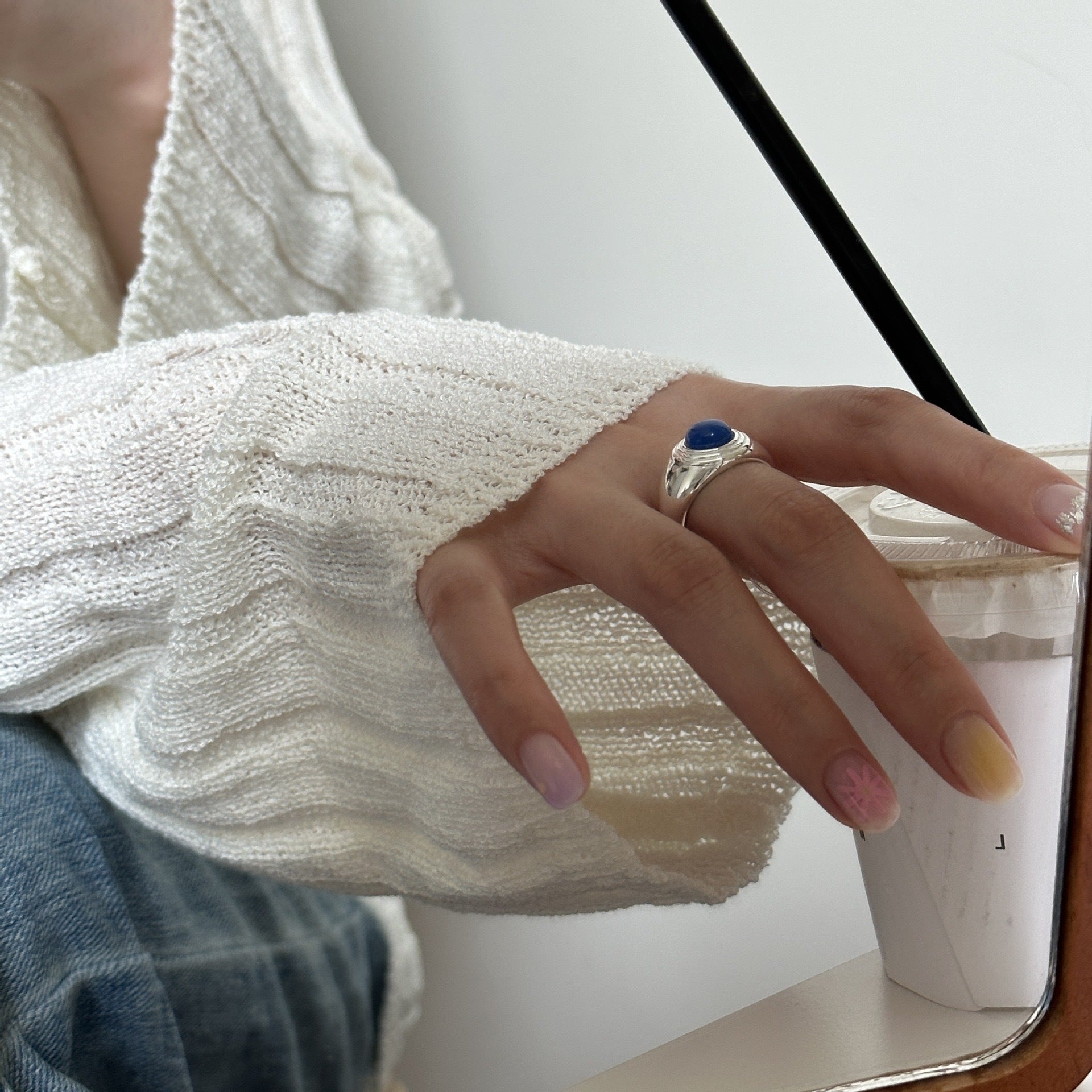 Heavy-duty Index Finger Ring S925 Sterling Silver Jewelry