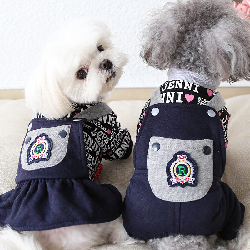 Letter Love Academy Couples Clothes Pet Clothes Dog Clothes
