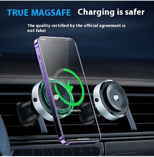 Supporto per telefono cellulare intelligente, supporto per auto magnetico bifacciale, supporto universale per assorbimento del vuoto stabile per telefono